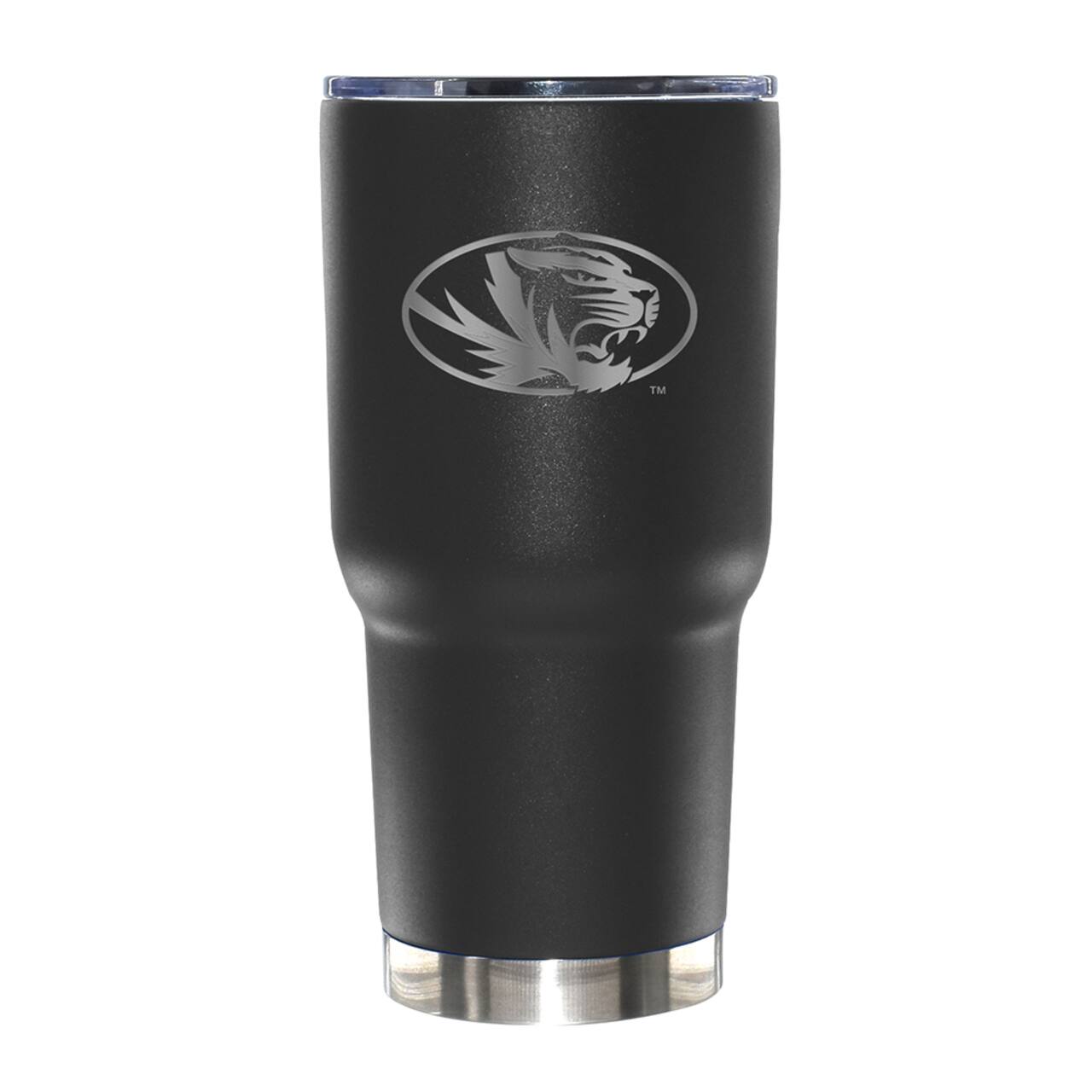 The Memory Company NCAA 30oz. Black Tumbler with Etched Logo